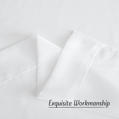 2 Panels White Sheer Curtains – Lightweight Voile Drapes for Bedroom, Living Room &amp; Archways | Grommet Top | 54"W x 84"L Each Panel | Total Width 108 Inches