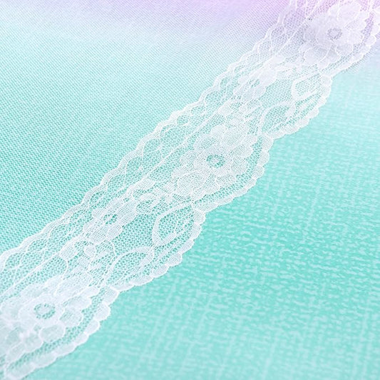 Girls Bedroom Decorative Curtains, Rainbow Blackout Curtains, Kids Room Decor, Purple, Perfect for Little Girls' Rooms, Unicorn Wall Sticker, Pink Curtains, Green, 63 Inches Long, 34 Inches Wide, 1 Piece